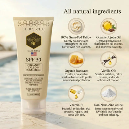 Organic Tallow SPF 50 – 100% Natural Sunscreen