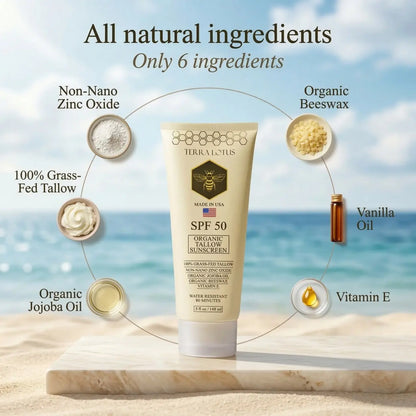 Organic Tallow SPF 50 – 100% Natural Sunscreen