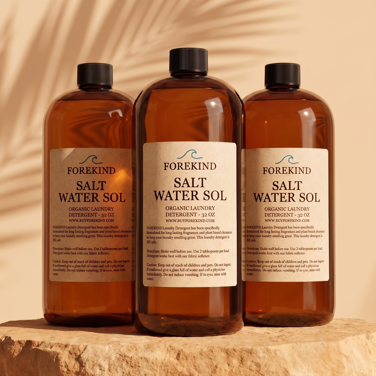 FOREKIND ORGANIC LAUNDRY DETERGENT — SALT WATER SOL