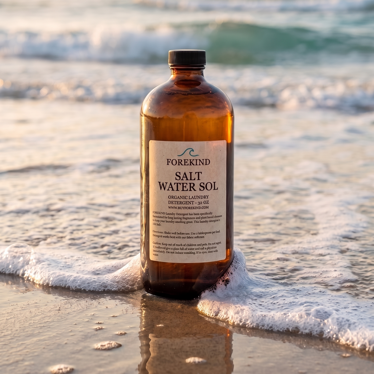 FOREKIND ORGANIC LAUNDRY DETERGENT — SALT WATER SOL
