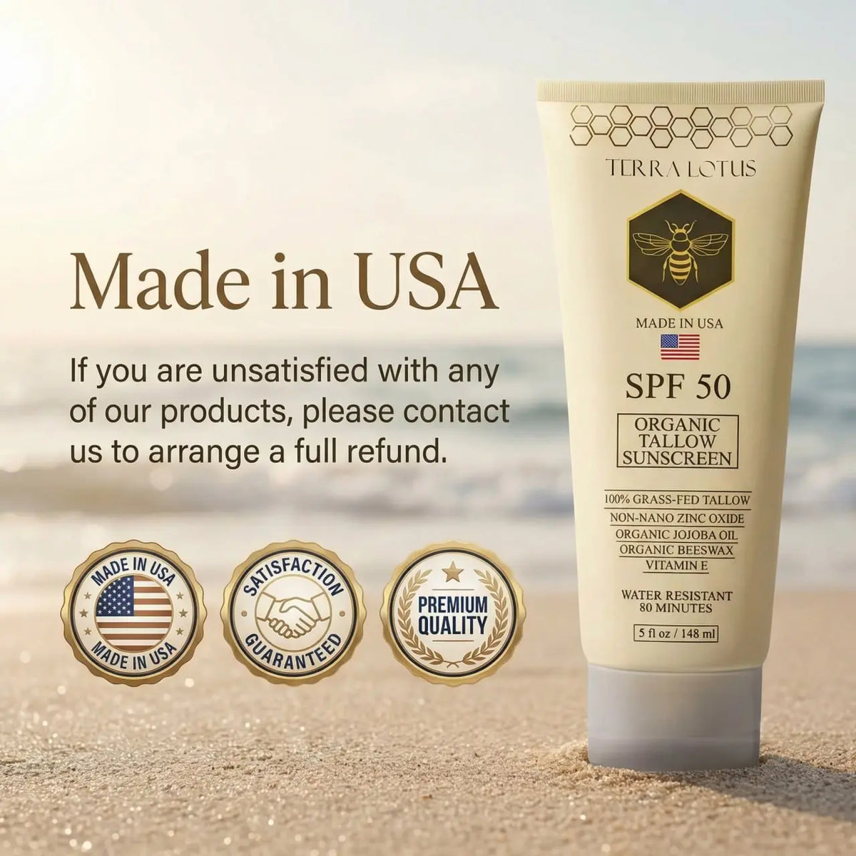 Organic Tallow SPF 50 – 100% Natural Sunscreen
