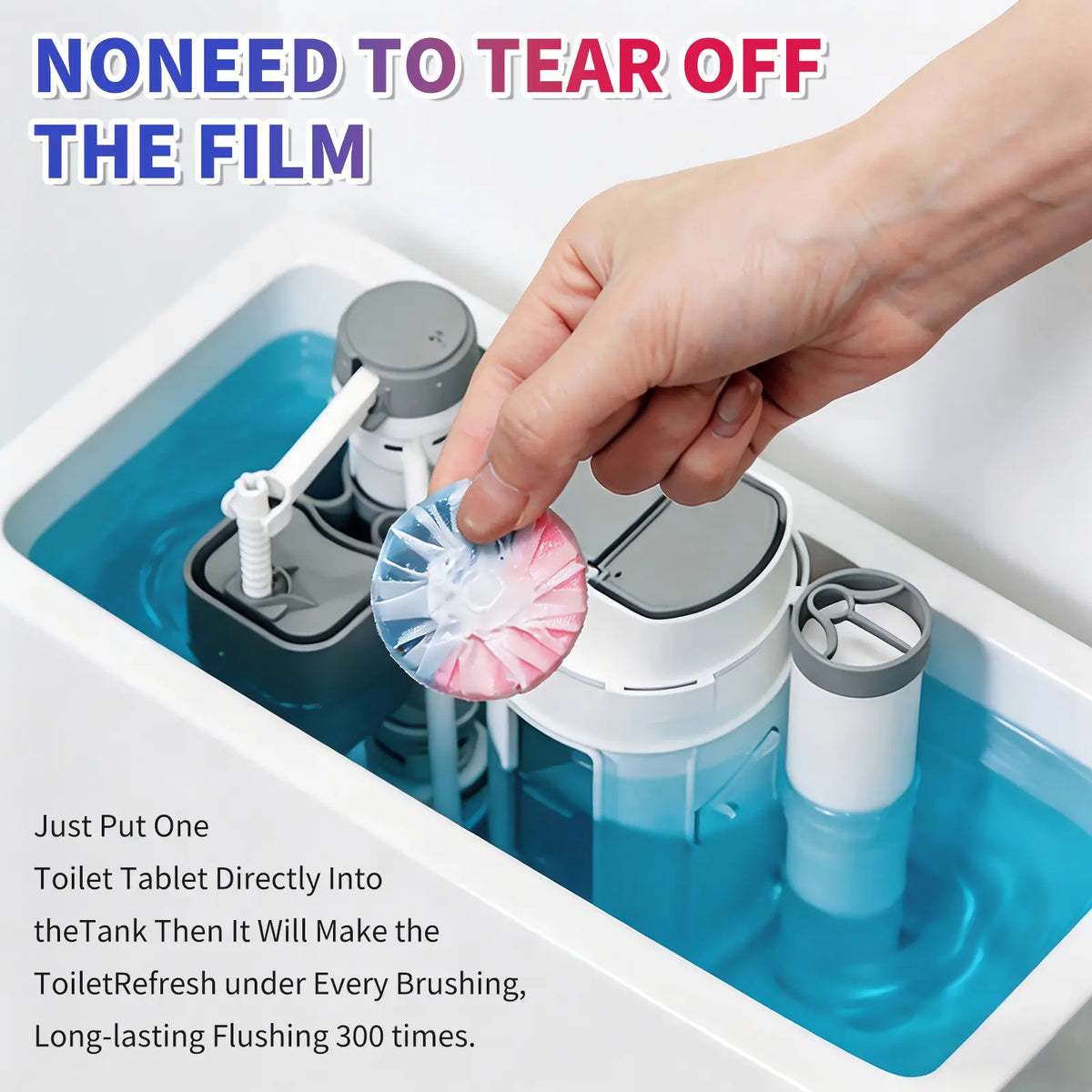 Forekind Automatic 2-In-1 Toilet Bowl Cleaner